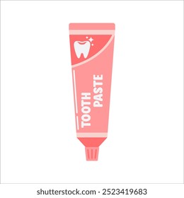 toothpaste Icon Illustration Flat Design Style
