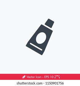 Toothpaste Icon / Vector