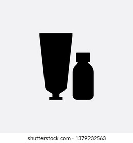Toothpaste icon vector