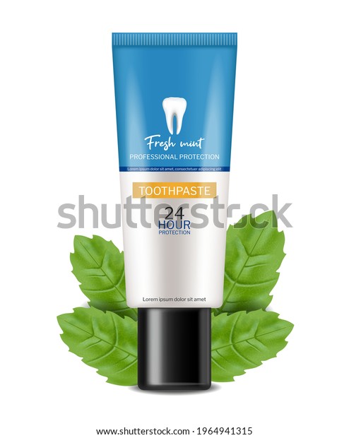 Toothpaste Isolated Vector Realistic Special Hygiene Stock Vector ...