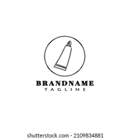 toothpaste logo cartoon icon design modern vector illustration