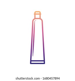 Toothpaste nolan icon. Simple thin line, outline vector of BOTTLE icons for ui and ux, website or mobile application