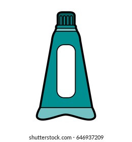 toothpaste package blank label icon image 