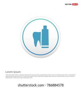 toothpaste and tooth icon