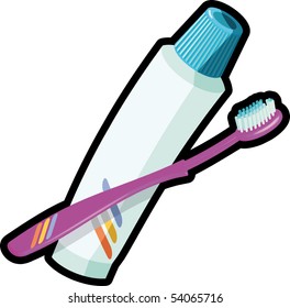 toothpaste toothbrush