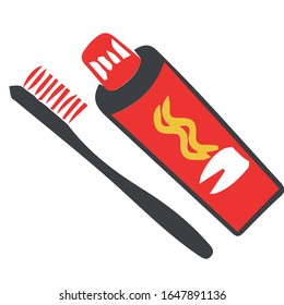 toothpaste toothbrush teeth hygiene brush teeth