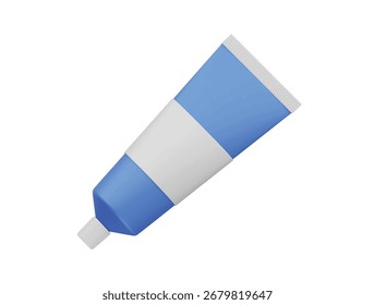 Toothpaste Tube icon 3d render illustration