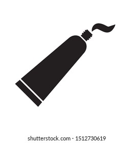 toothpaste tube icon- vector illustration