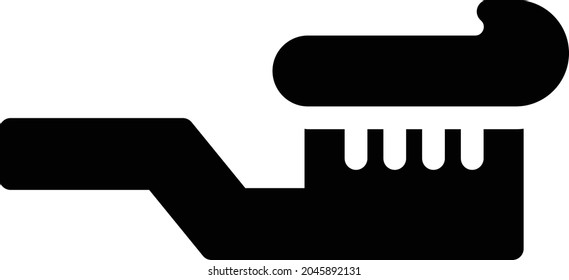 toothpaste vector glyph flat icon