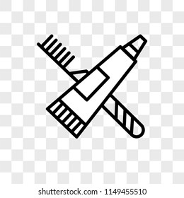 Toothpaste vector icon on transparent background, Toothpaste icon