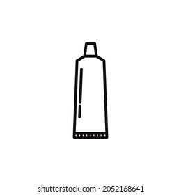 Toothpaste Vector Icon. Tube of Toothpaste.Cream
