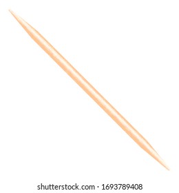 Toothpick graphic angled in color