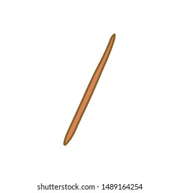 Toothpick hand drawn vector ullistration in cartoon style symbol form object
