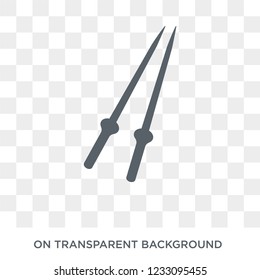 Toothpick icon. Toothpick design concept from Hygiene collection. Simple element vector illustration on transparent background.