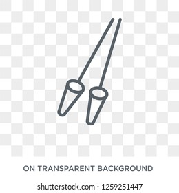 Toothpick icon. Toothpick design concept from Hygiene collection. Simple element vector illustration on transparent background.