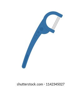 Toothpick icon. Flat illustration of toothpick vector icon for web isolated on white