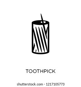 Toothpick icon. Toothpick symbol design from Hygiene collection. Simple element vector illustration on white background.