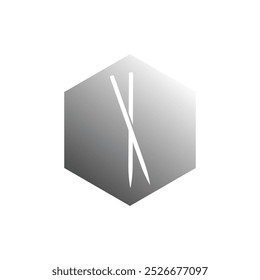 toothpick icon vector template illustration logo design