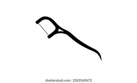 toothpick silhouette, high quality vector