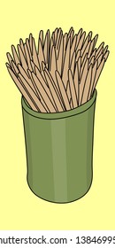 Toothpicks illustration