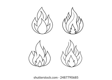 Top 10 Fire Silhouette Vector Images for Stunning Designs