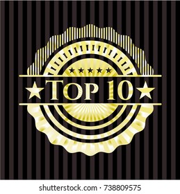 Top 10 golden badge