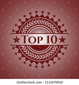 Top 10 retro red emblem