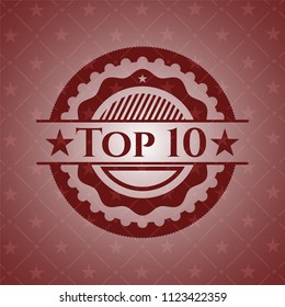 Top 10 retro red emblem
