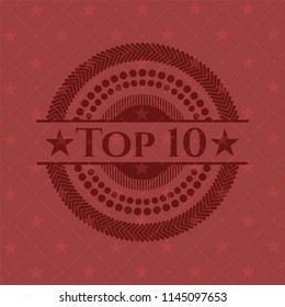 Top 10 retro red emblem