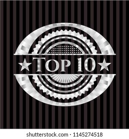 Top 10 silver shiny badge