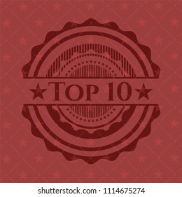 Top 10 vintage red emblem