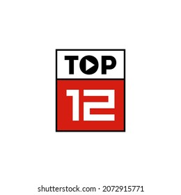Top 12 Symbol mit Farbe der Wiedergabetaste einzeln
