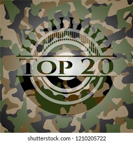 Top 20 on camouflage pattern