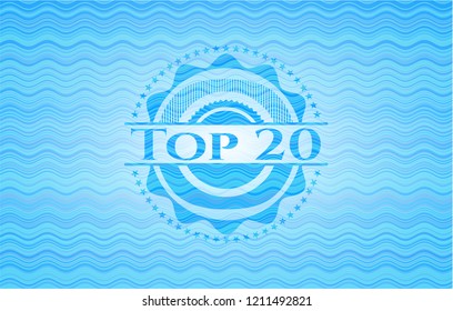 Top 20 water style emblem.