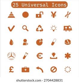 Top 25 Universal Icons Pack