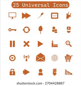 Top 25 Iconos Universales