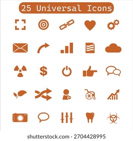 Top 25 Iconos Universales