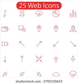 Top 25 Iconos Web