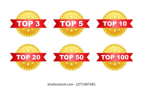 Top 3, 5, 10, 20, 50, 100 rating chart. Best in the ranking.