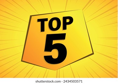 top 5 poster banner graphic design icon logo sign symbol social media website coupon

