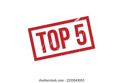Vector de sello de goma superior 5