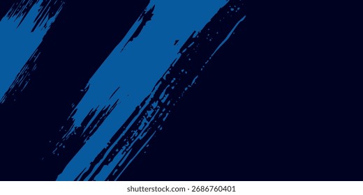 Fondo azul abstracto superior con líneas geométricas brillantes. Diseño de forma hexagonal degradado azul moderno