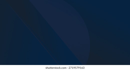 Top abstract gradient dark navy blue banner background design