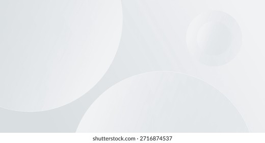 Vector elegante de la forma del círculo del fondo plateado claro abstracto superior
