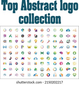 Top abstract logo Collection, Easy to Edit, logo design, illustrator collection, Nature, business, online shopping, real stage logo, car, delivery and many more logos in this file