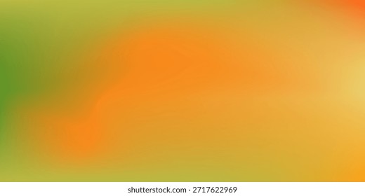 Top abstract rainbow orange, yellow and green colors vector watercolor blur background. texture