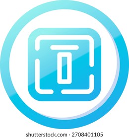 Vektordesign der oberen Ausrichtungslinie