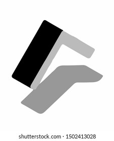 top up arrow icon symbol isometric - Vector