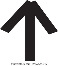 Top Arrow Vector Icon design eps 10