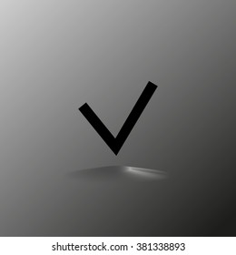 Top Arrowhead pointer symbol